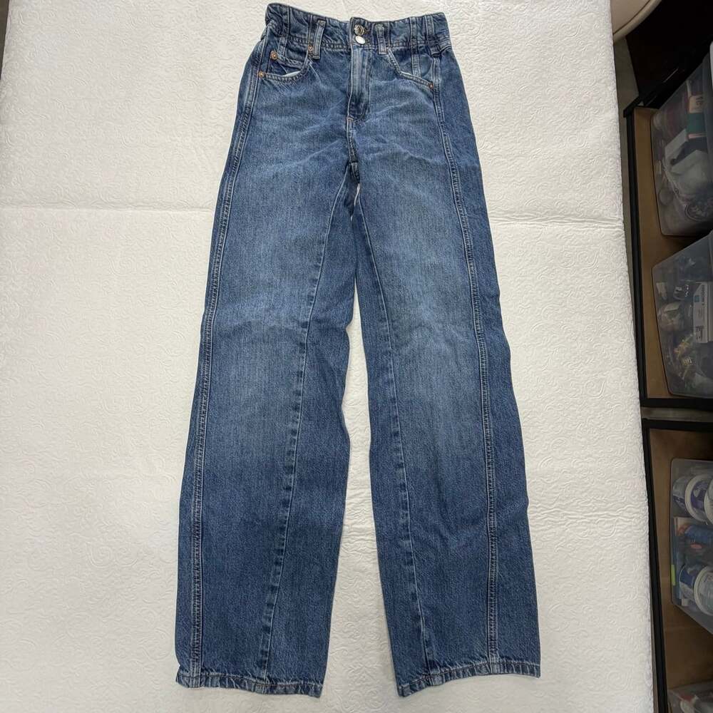 We The Free, Free People Aster Straight leg jeans size 24 in swarm